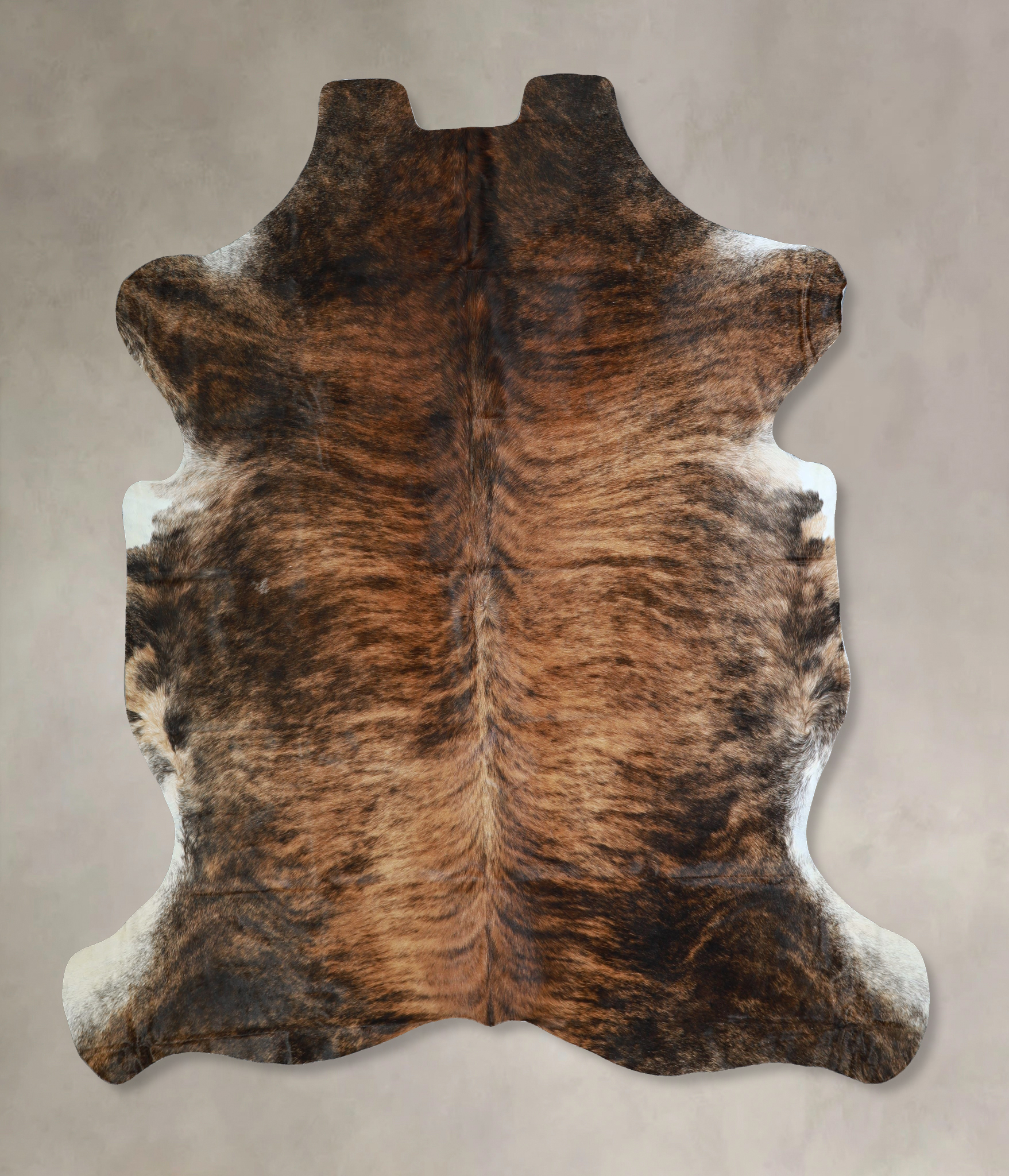 Dark Brindle Cowhide Rug #A41715