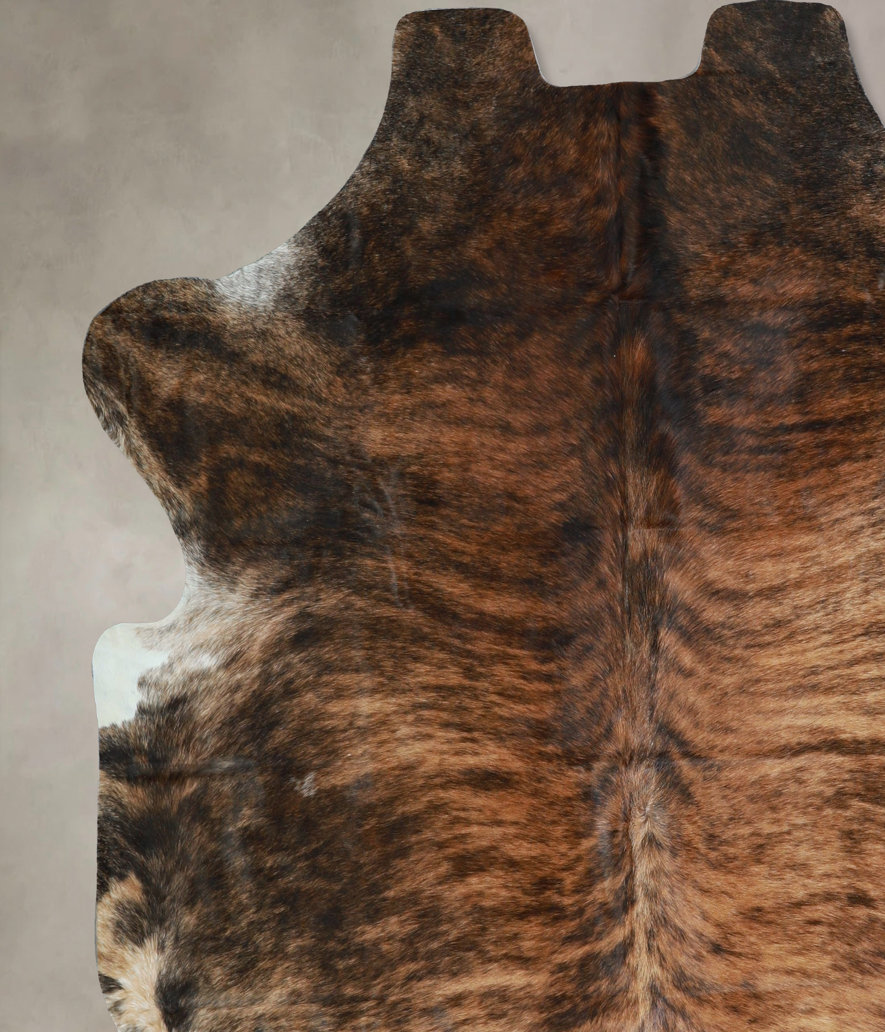 Dark Brindle Cowhide Rug #A41715