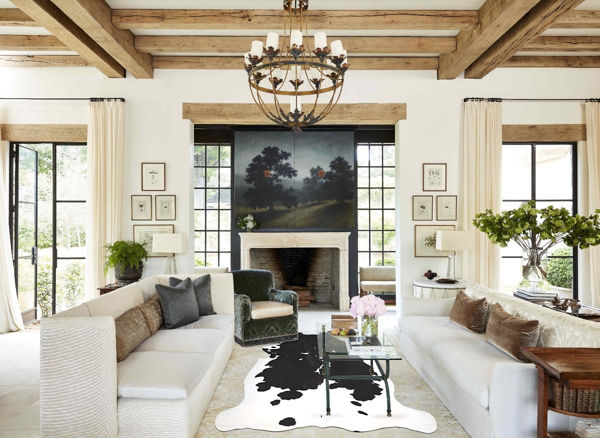 Black and White Cowhide Rug #A41731