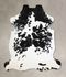 Black and White X-Large Brazilian Cowhide Rug 7'2