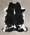 Black and White X-Large Brazilian Cowhide Rug 7'4