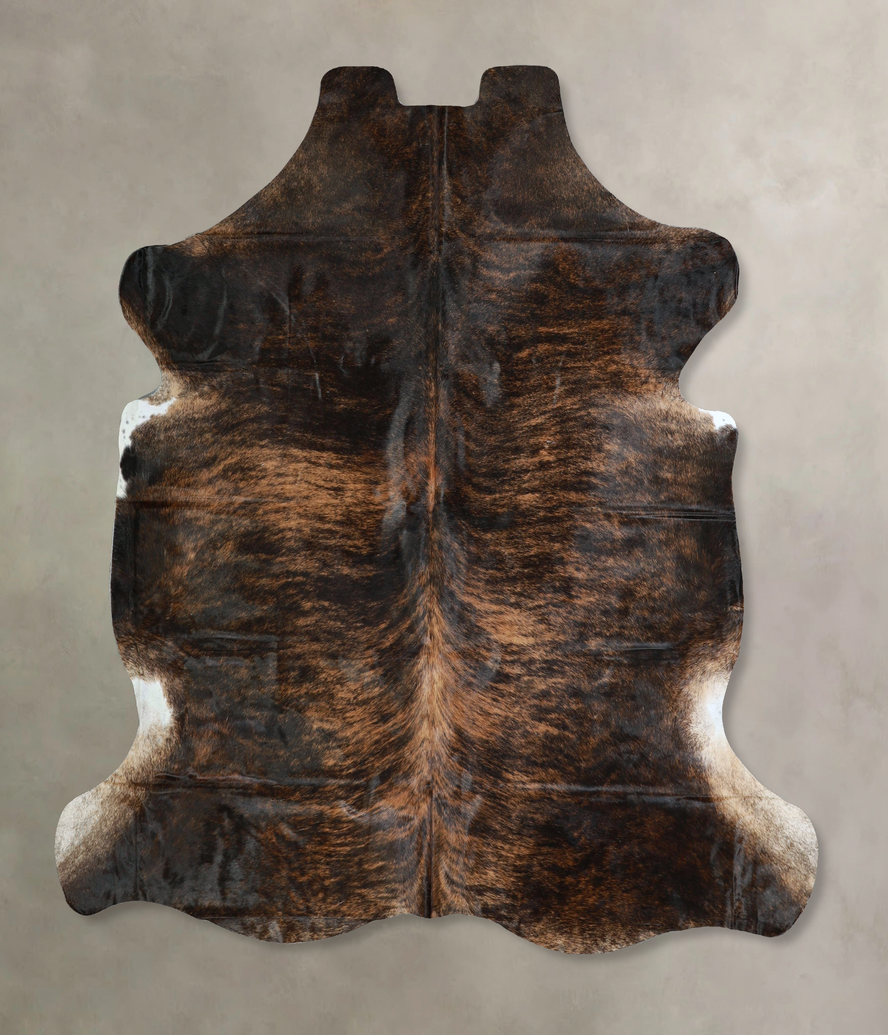 Dark Brindle Cowhide Rug #A41757