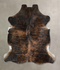 Dark Brindle X-Large Brazilian Cowhide Rug 7'0