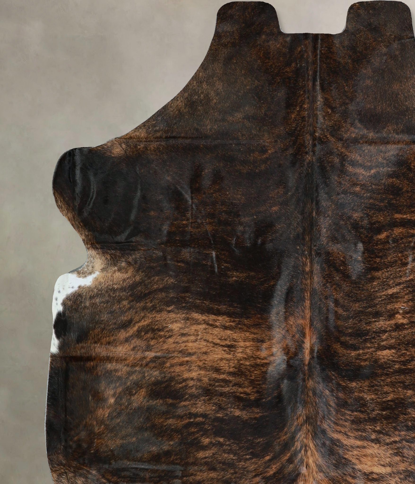 Dark Brindle Cowhide Rug #A41757