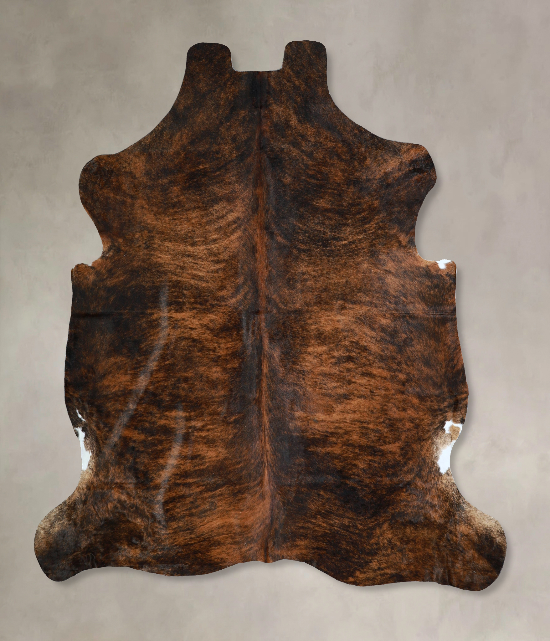 Dark Brindle Cowhide Rug #A41769