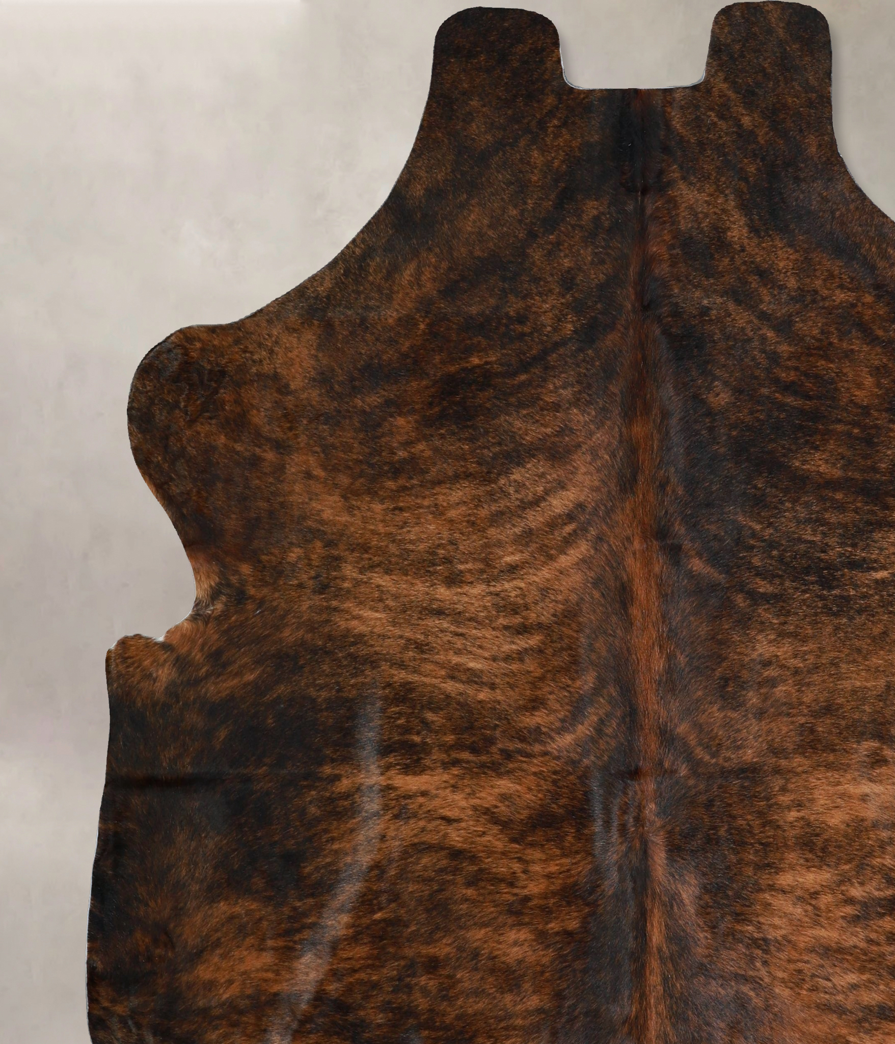 Dark Brindle Cowhide Rug #A41769