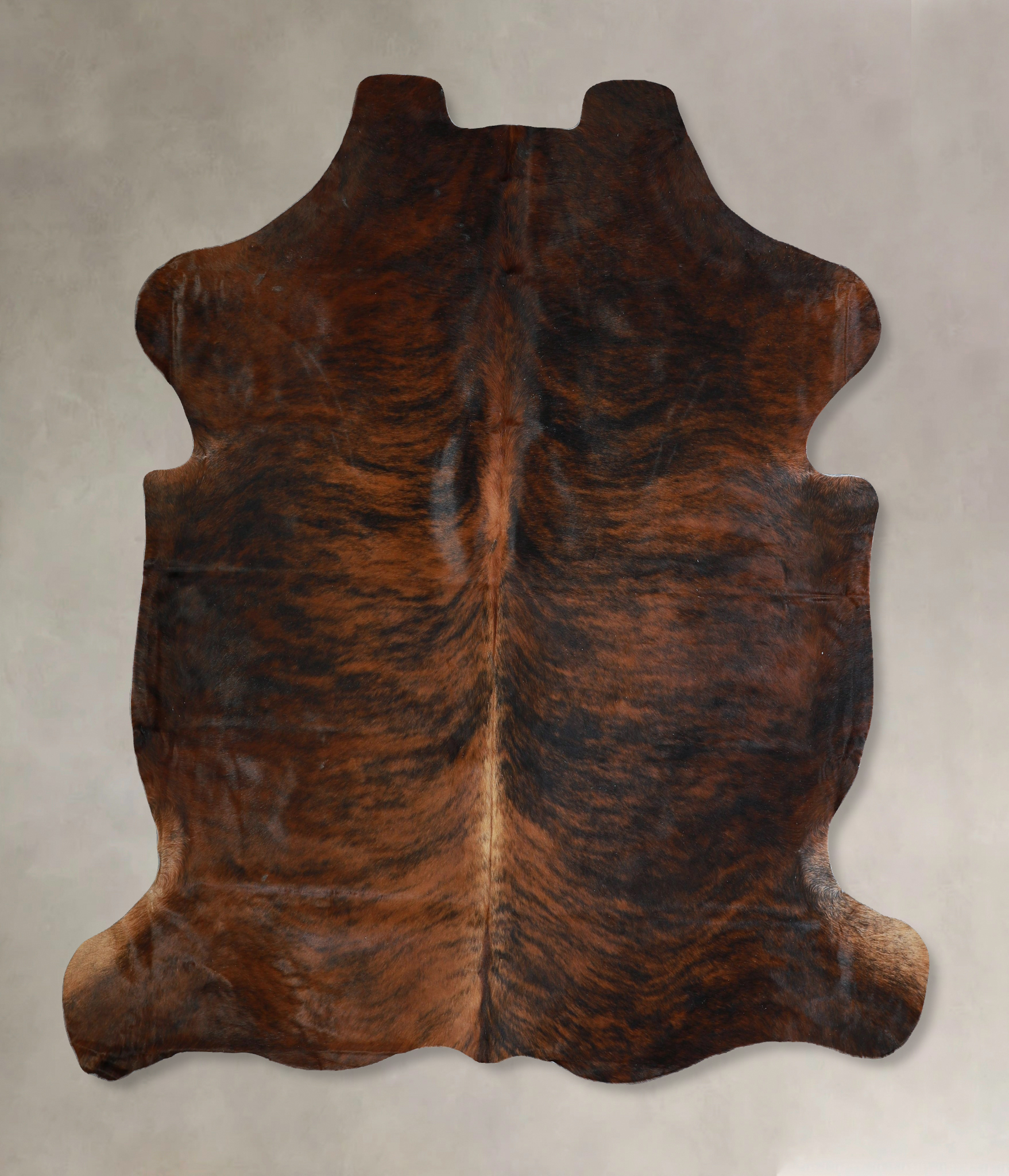 Dark Brindle Cowhide Rug #A41848