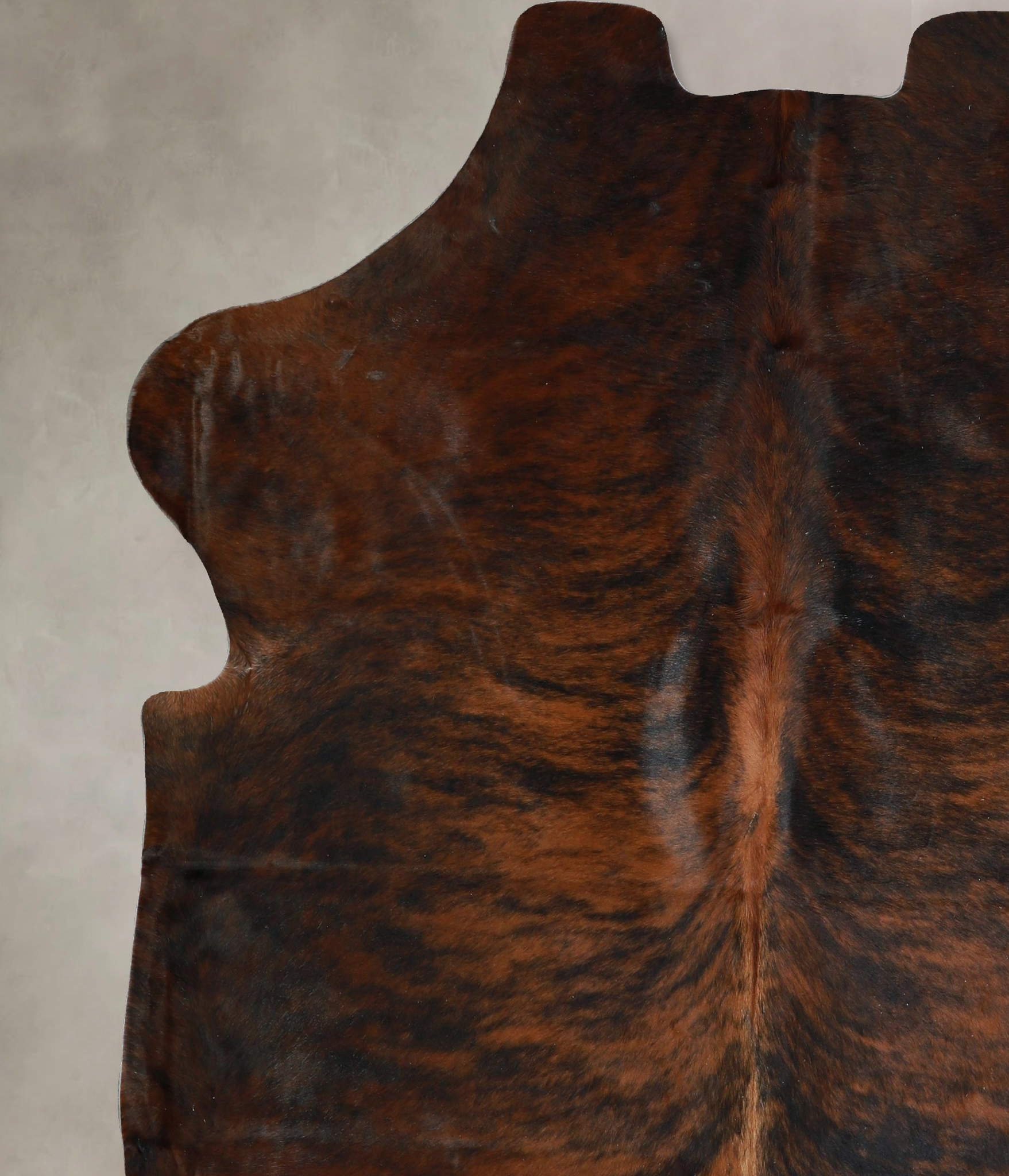 Dark Brindle Cowhide Rug #A41848