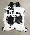 Black and White XX-Large Brazilian Cowhide Rug 8'6