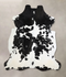 Black and White XX-Large Brazilian Cowhide Rug 7'4