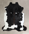 Black and White XX-Large Brazilian Cowhide Rug 8'0