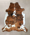 Tricolor XX-Large Brazilian Cowhide Rug 7'4