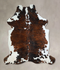 Tricolor XX-Large Brazilian Cowhide Rug 7'11