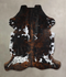 Tricolor XX-Large Brazilian Cowhide Rug 7'8