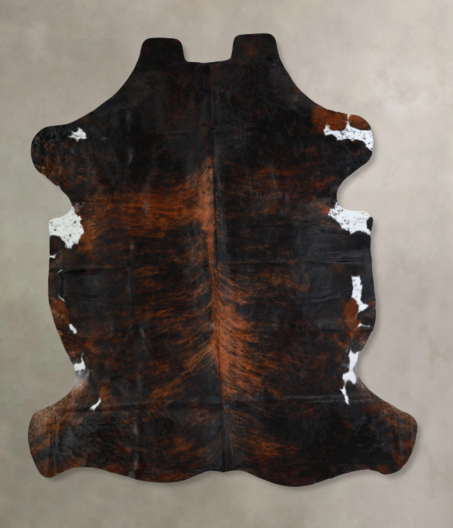 Dark Brindle Cowhide Rug #A41956