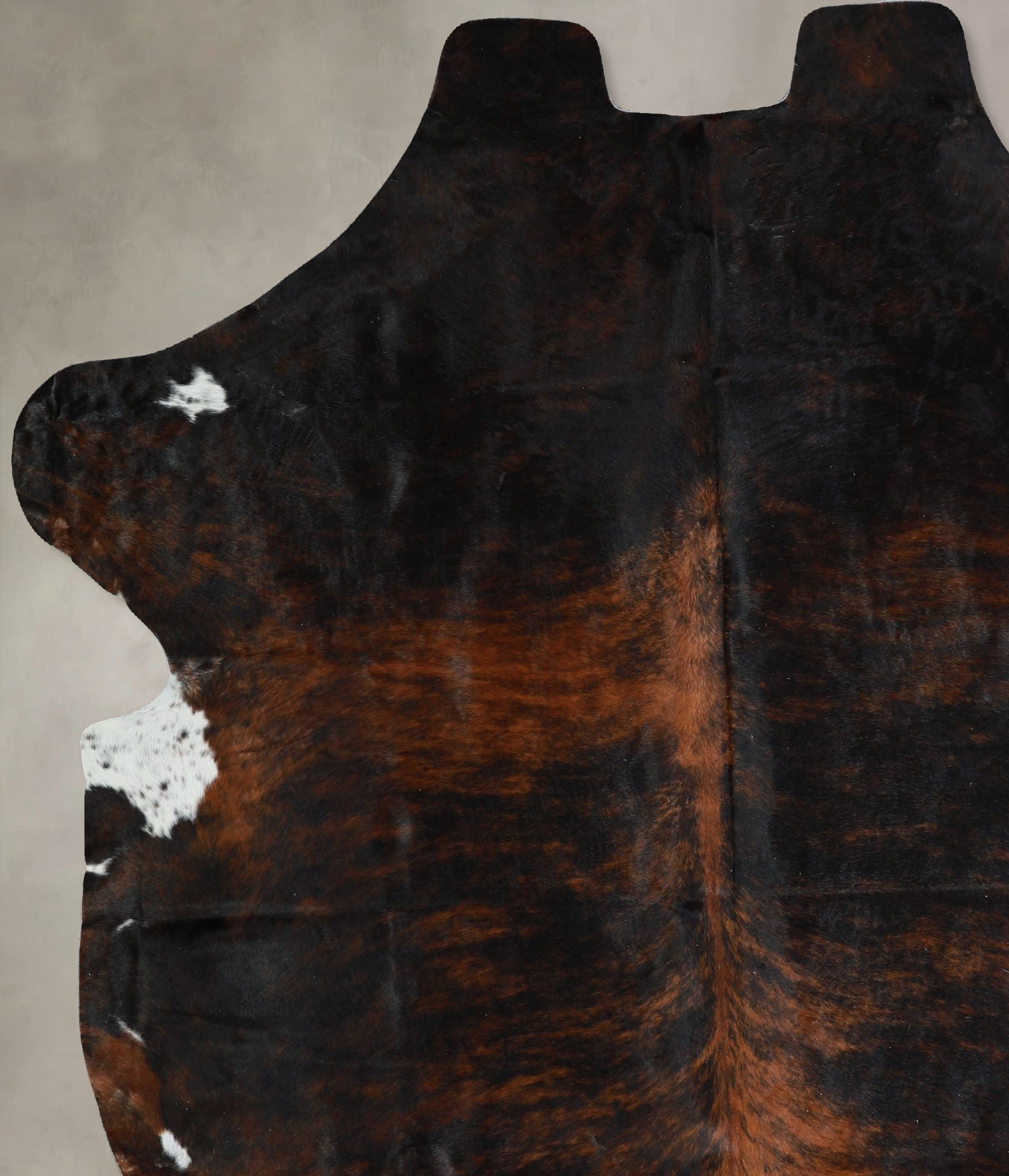 Dark Brindle Cowhide Rug #A41956