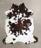 Tricolor XX-Large Brazilian Cowhide Rug 7'8