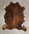 Medium Brindle XX-Large Brazilian Cowhide Rug 7'5