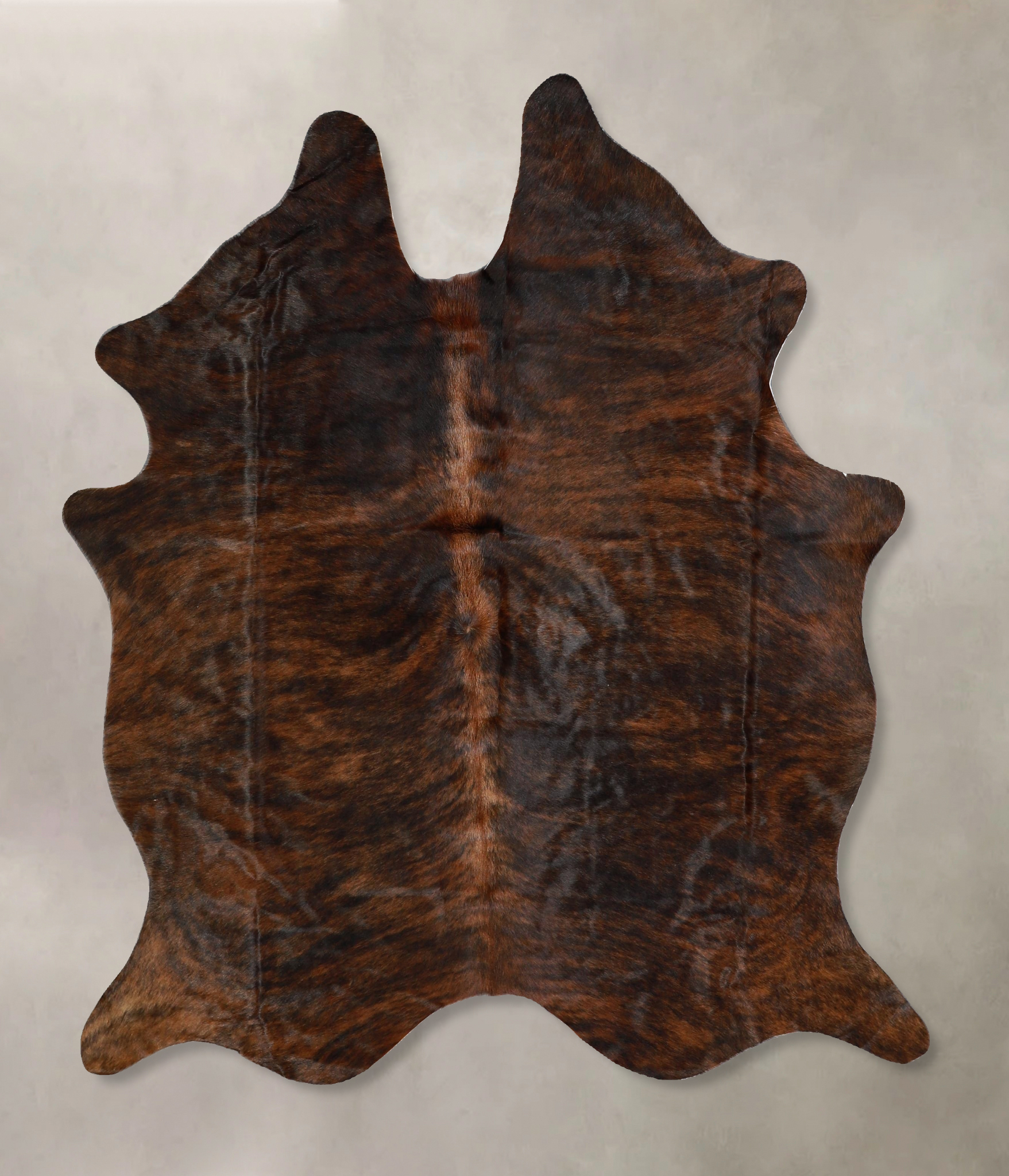 Dark Brindle Cowhide Rug #A41965