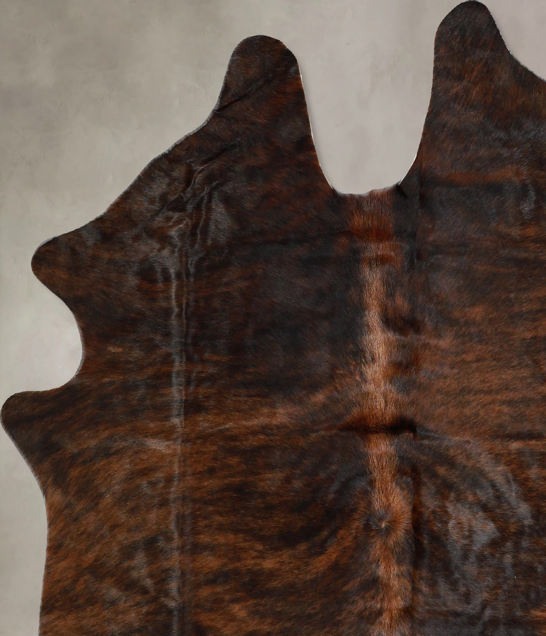 Dark Brindle Cowhide Rug #A41965