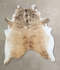 Light Brindle X-Large Brazilian Cowhide Rug 6'7