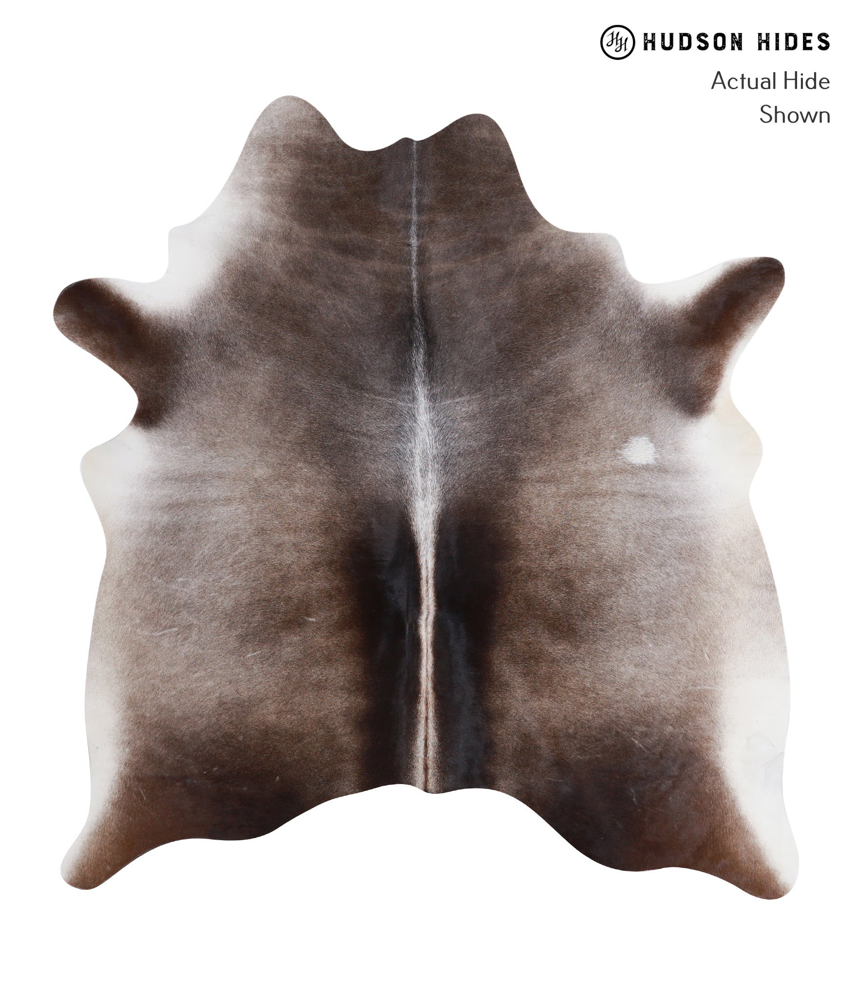 Dark Grey Cowhide Rug #A4532