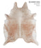 Light Caramel XX-Large Brazilian Cowhide Rug 7'11