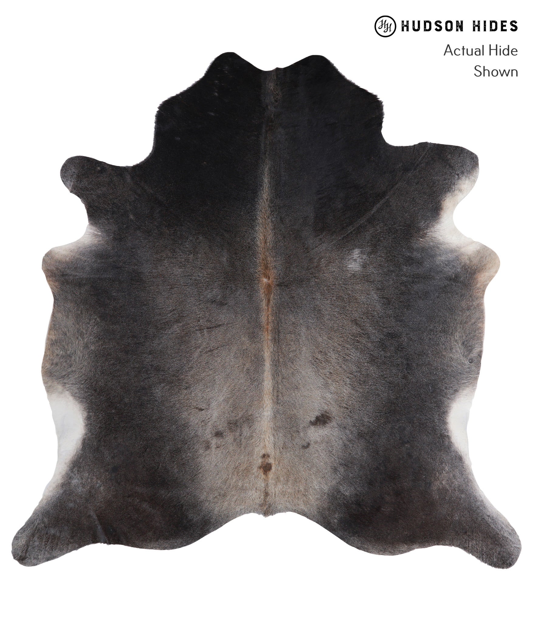 Dark Grey Cowhide Rug #A4769