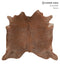 Light Caramel X-Large Brazilian Cowhide Rug 6'2