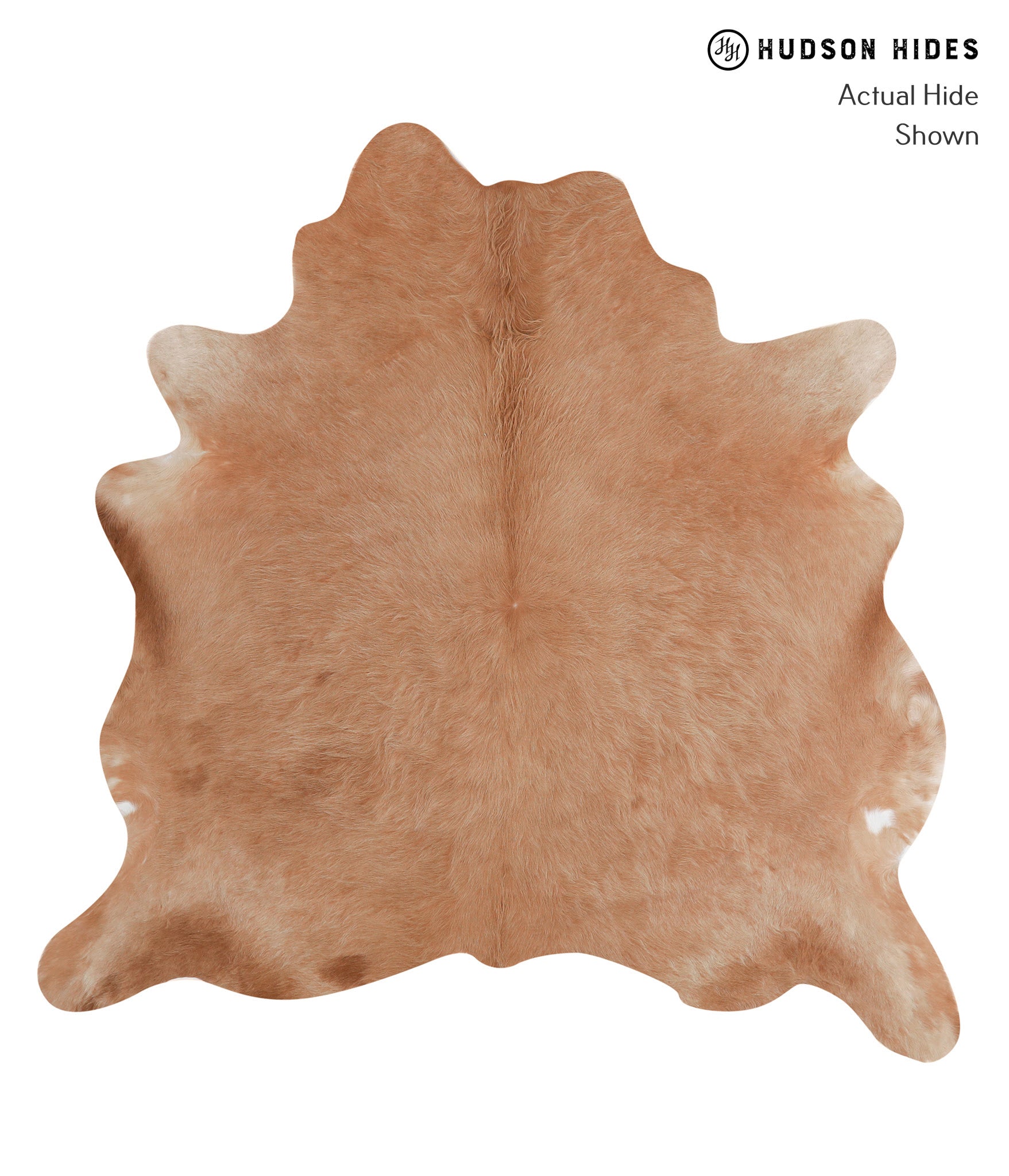 Solid Brown Cowhide Rug #A4867