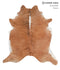 Medium Brindle XX-Large Brazilian Cowhide Rug 7'9