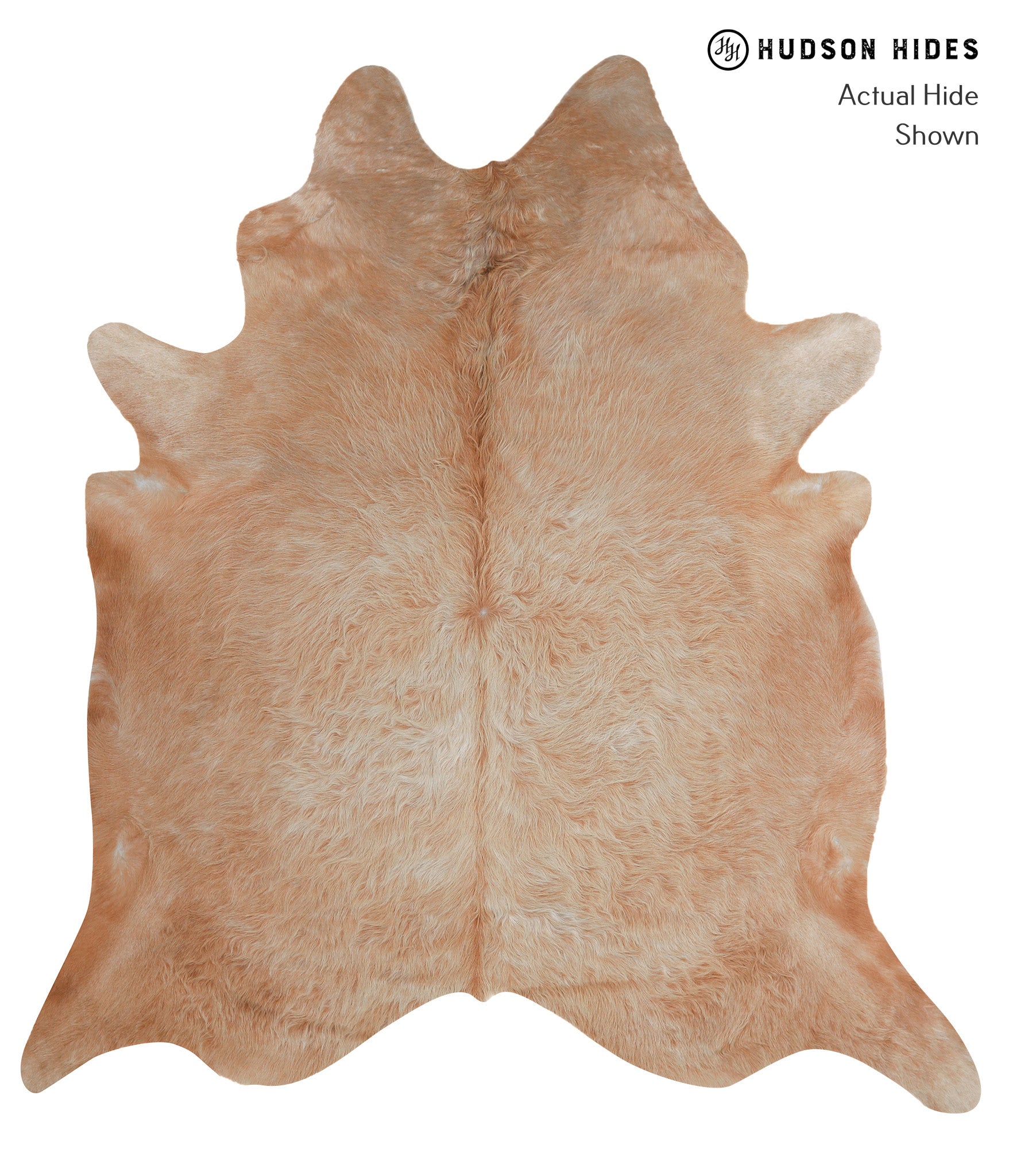 Solid Brown Cowhide Rug #A5095