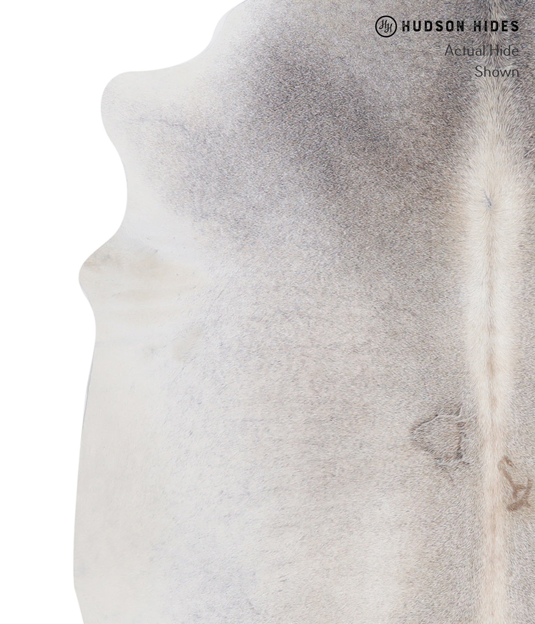 Medium Grey Cowhide Rug #A5115