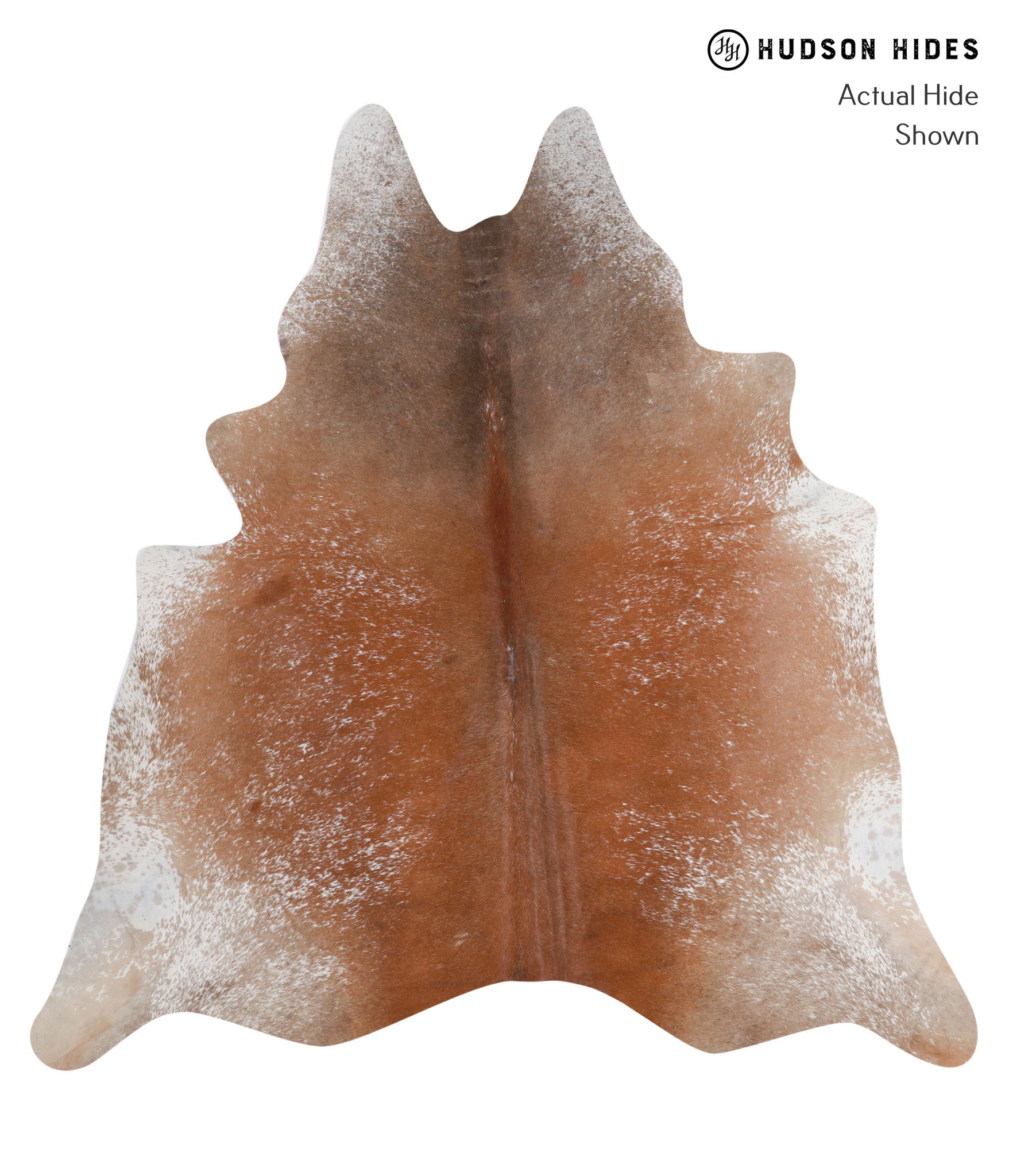 Salt and Pepper Brown Cowhide Rug #A5201