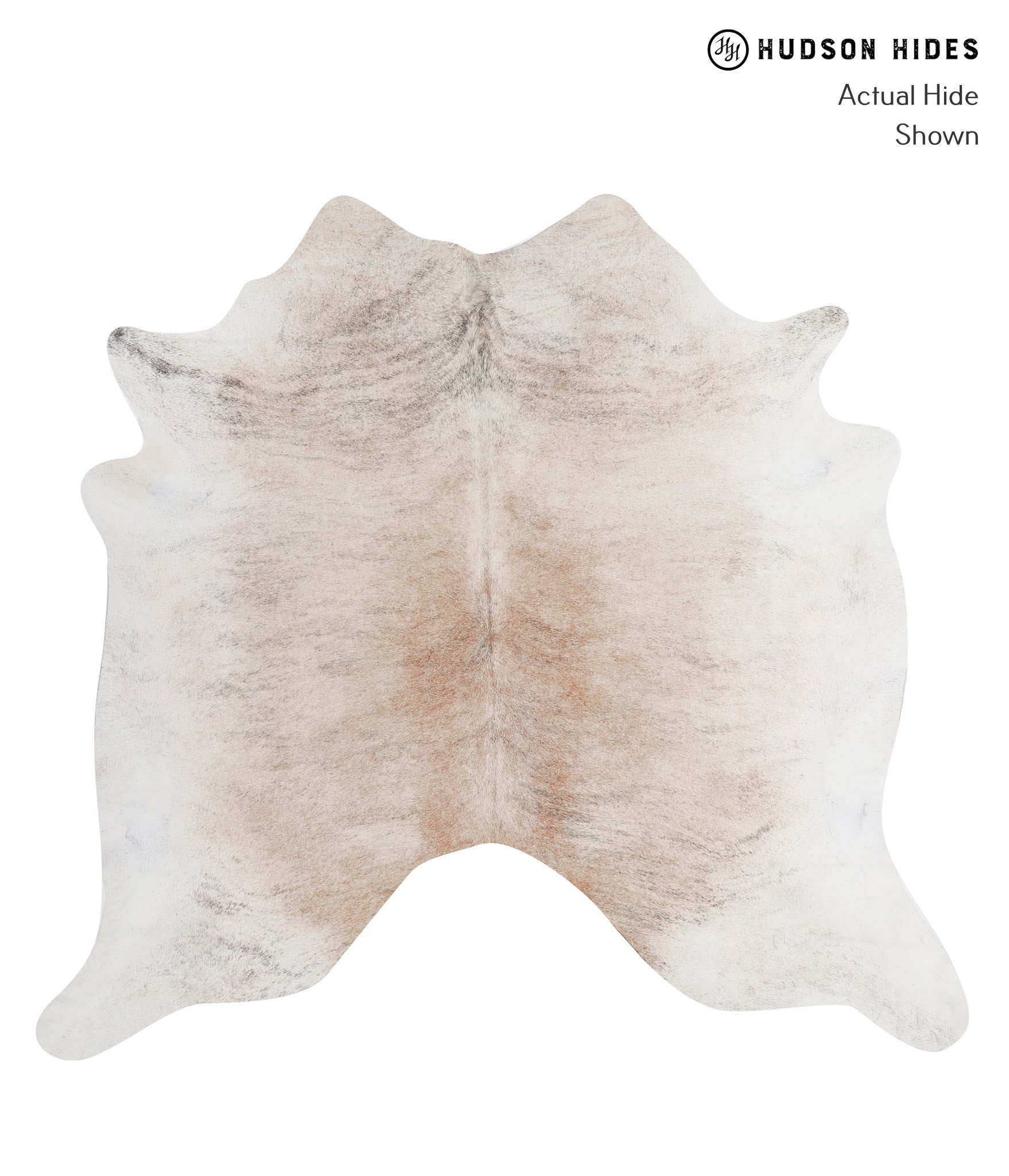 Light Brindle Cowhide Rug #A5217