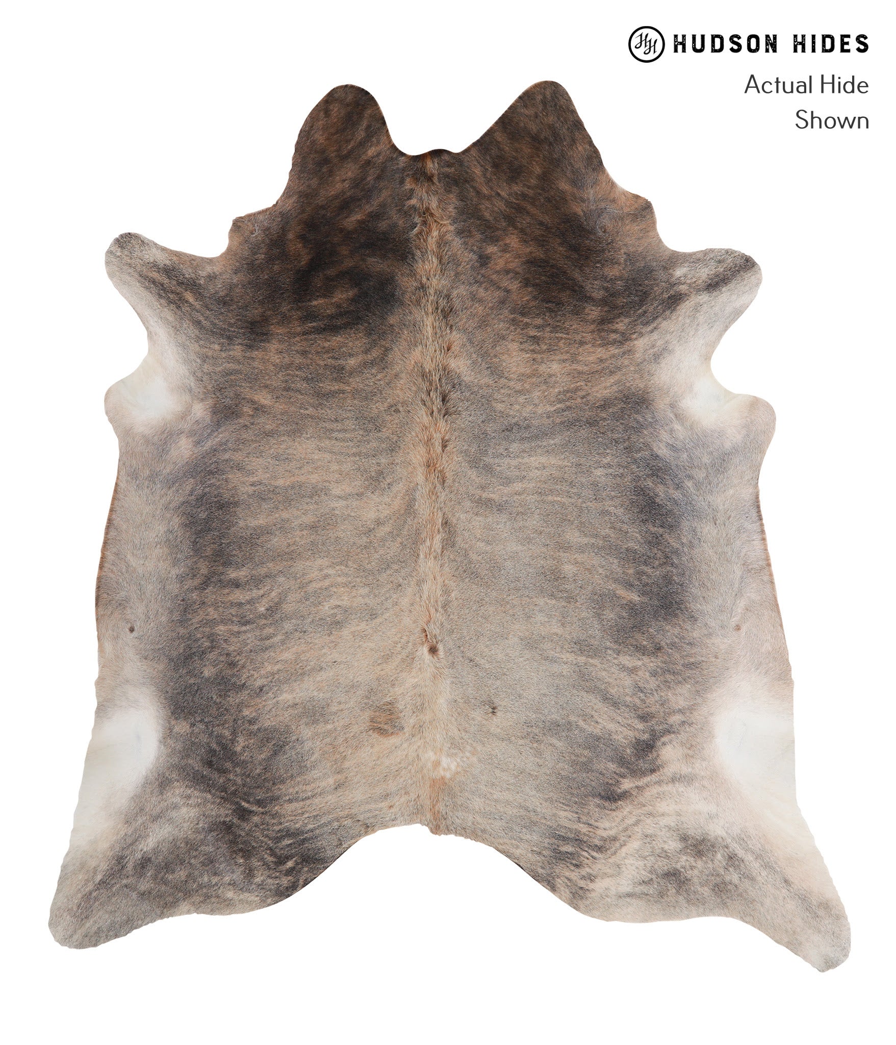 Light Brindle Cowhide Rug #A5291