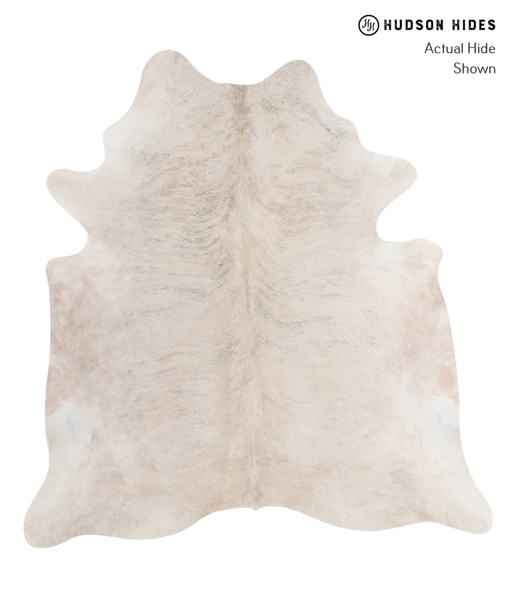 Beige Cowhide Rug #A5292