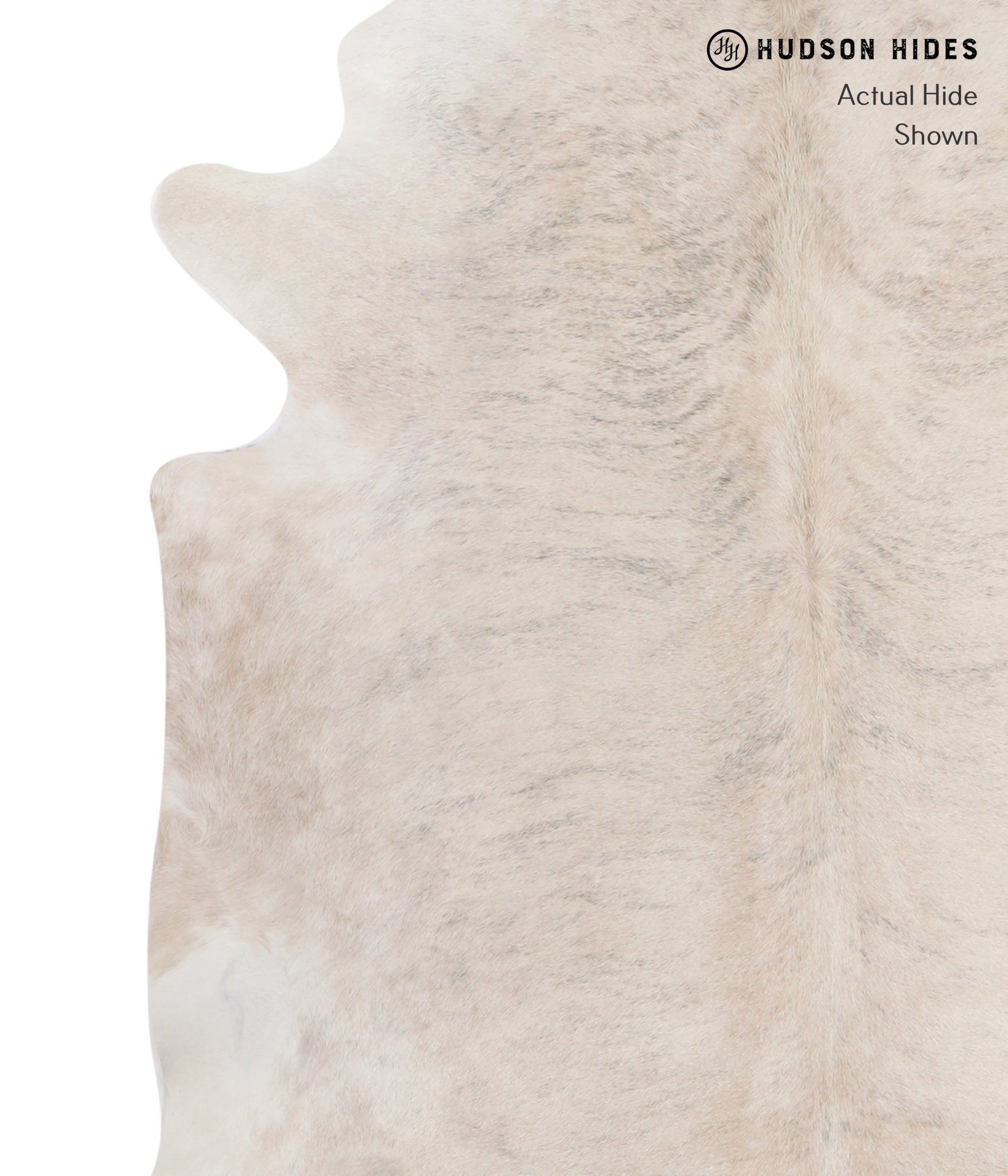 Beige Cowhide Rug #A5292