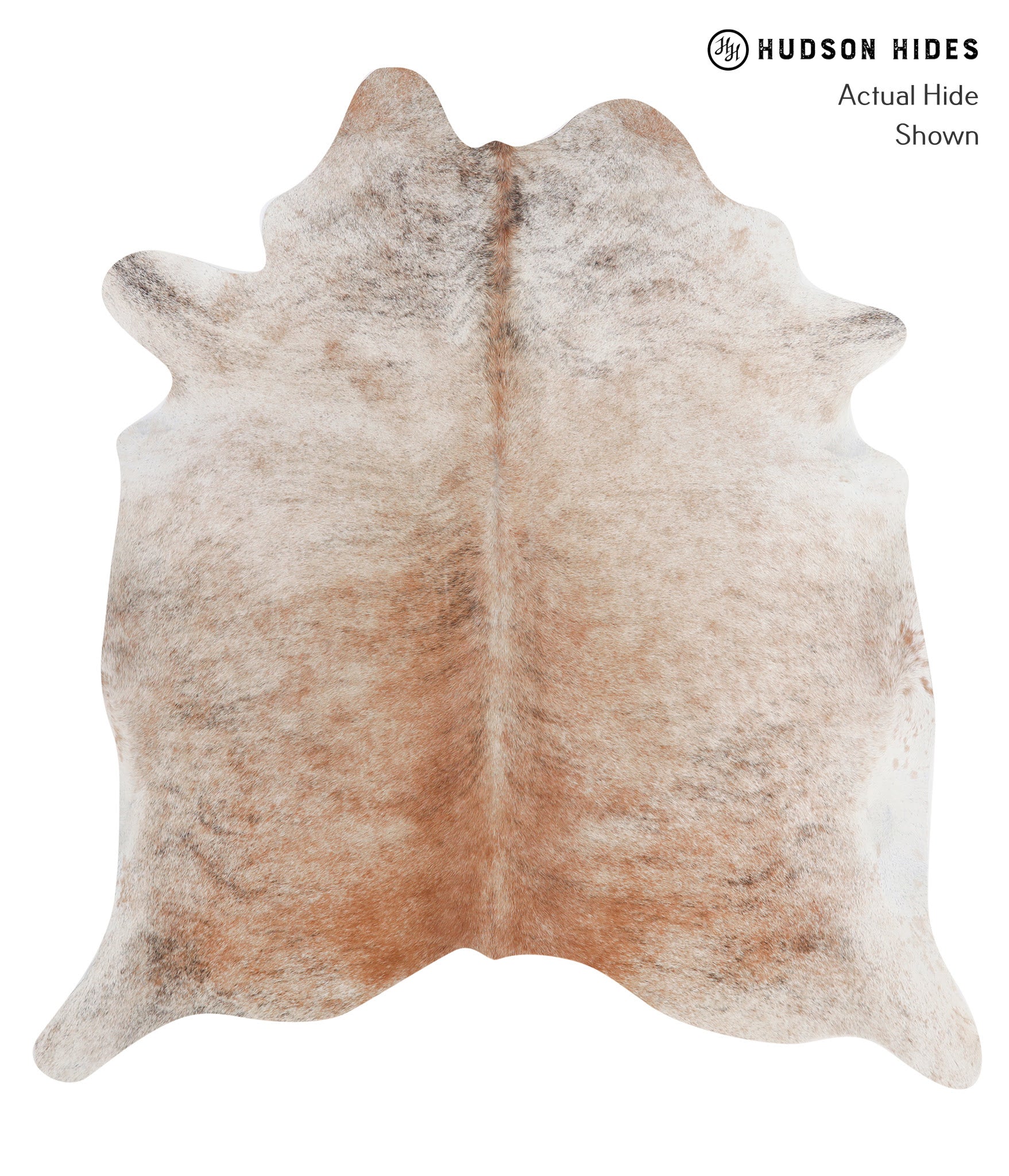 Light Brindle Cowhide Rug #A5312