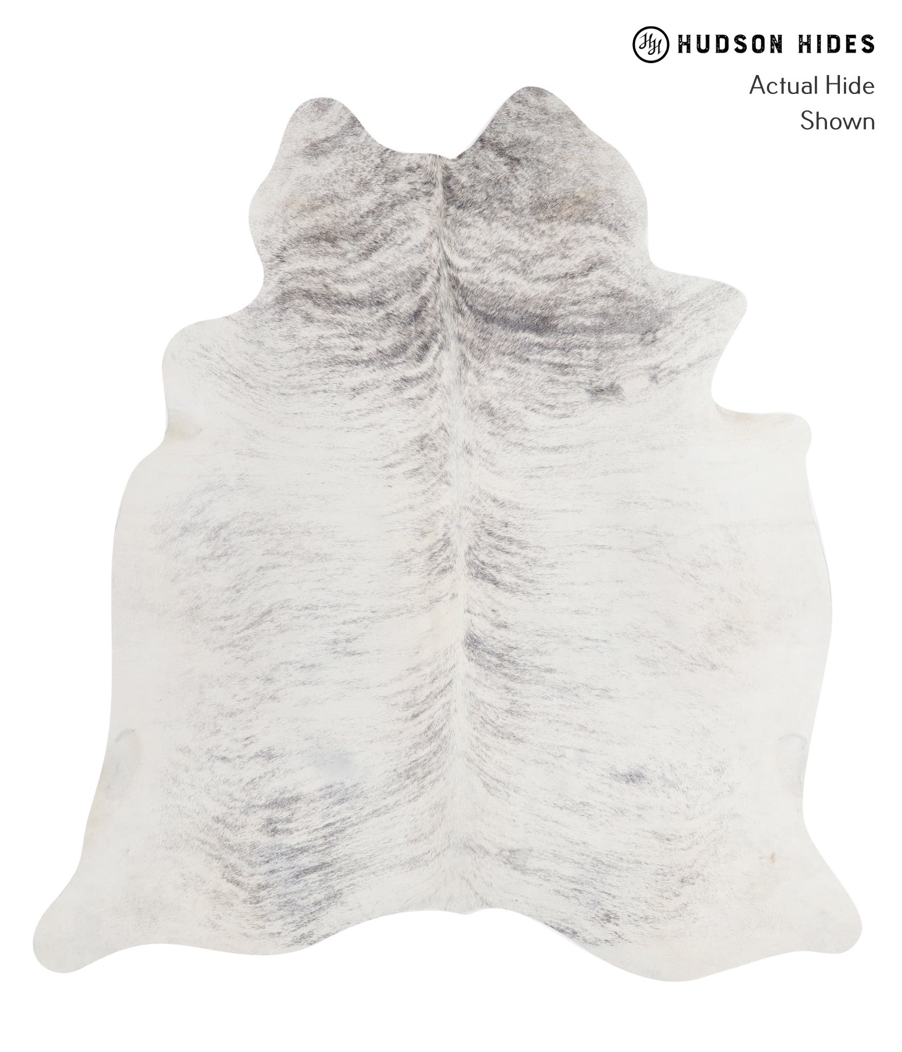 Grey Brindle Cowhide Rug #A5401