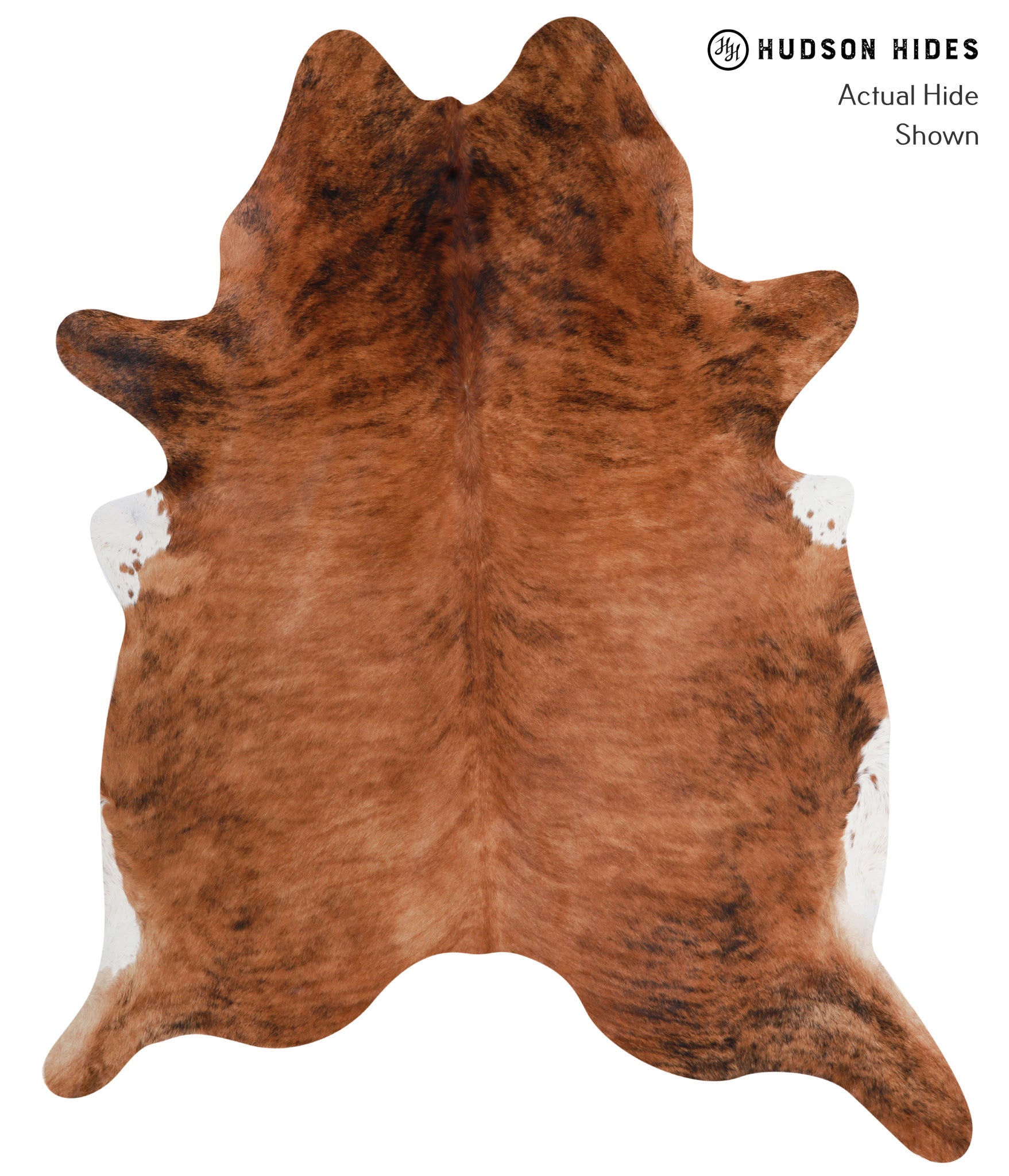 Medium Brindle Cowhide Rug #A5422