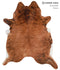 Medium Brindle XX-Large Brazilian Cowhide Rug 8'2