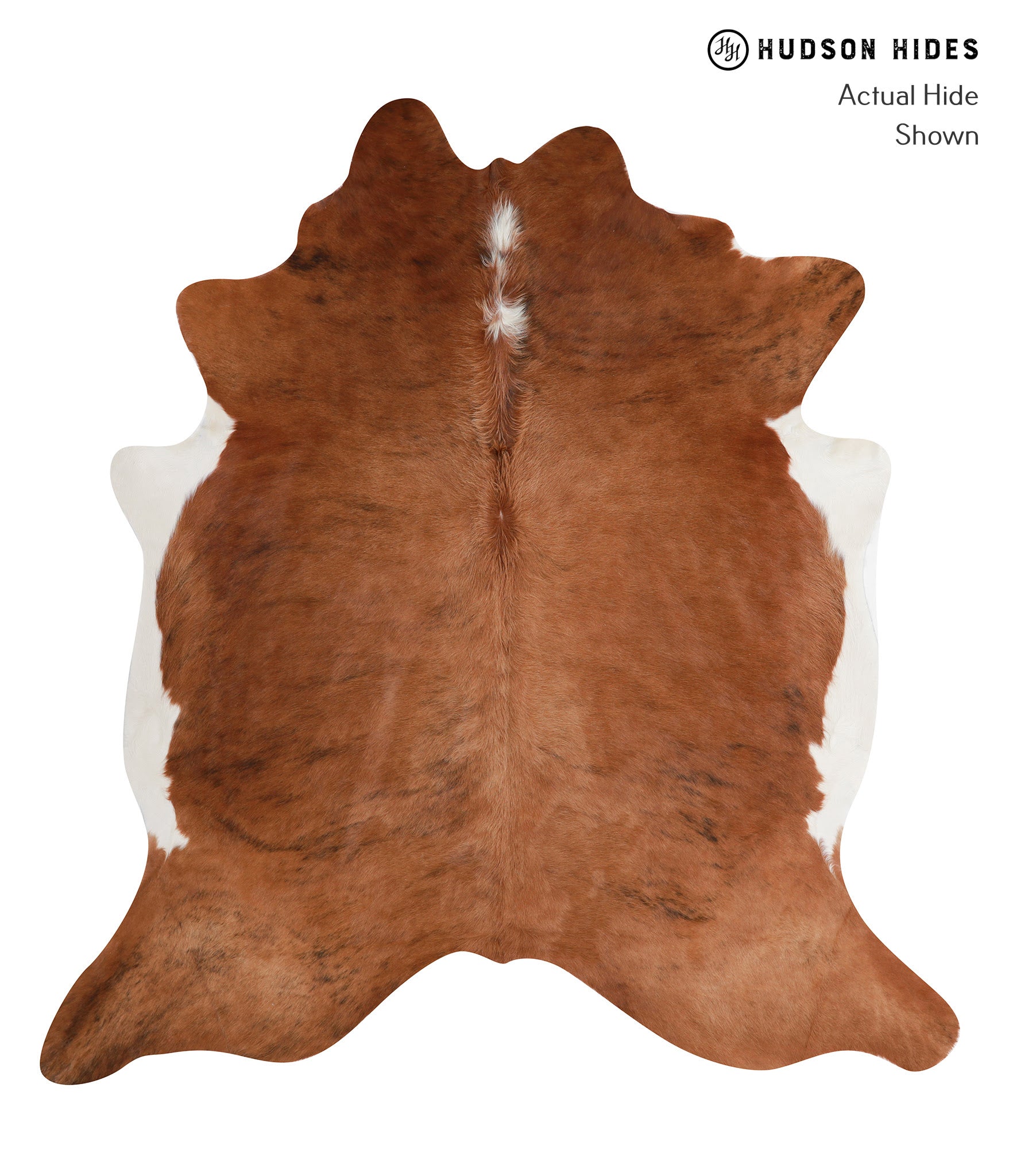 Medium Brindle Cowhide Rug #A5591