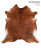 Medium Brindle XX-Large Brazilian Cowhide Rug 7'5