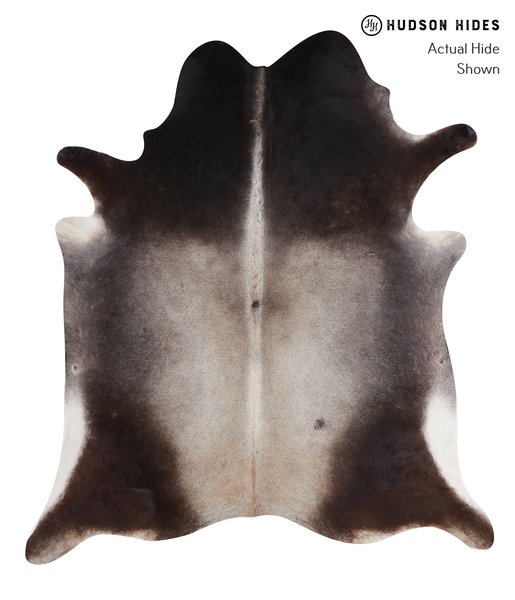 Dark Grey Cowhide Rug #A5700