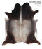 Dark Grey X-Large Brazilian Cowhide Rug 7'6