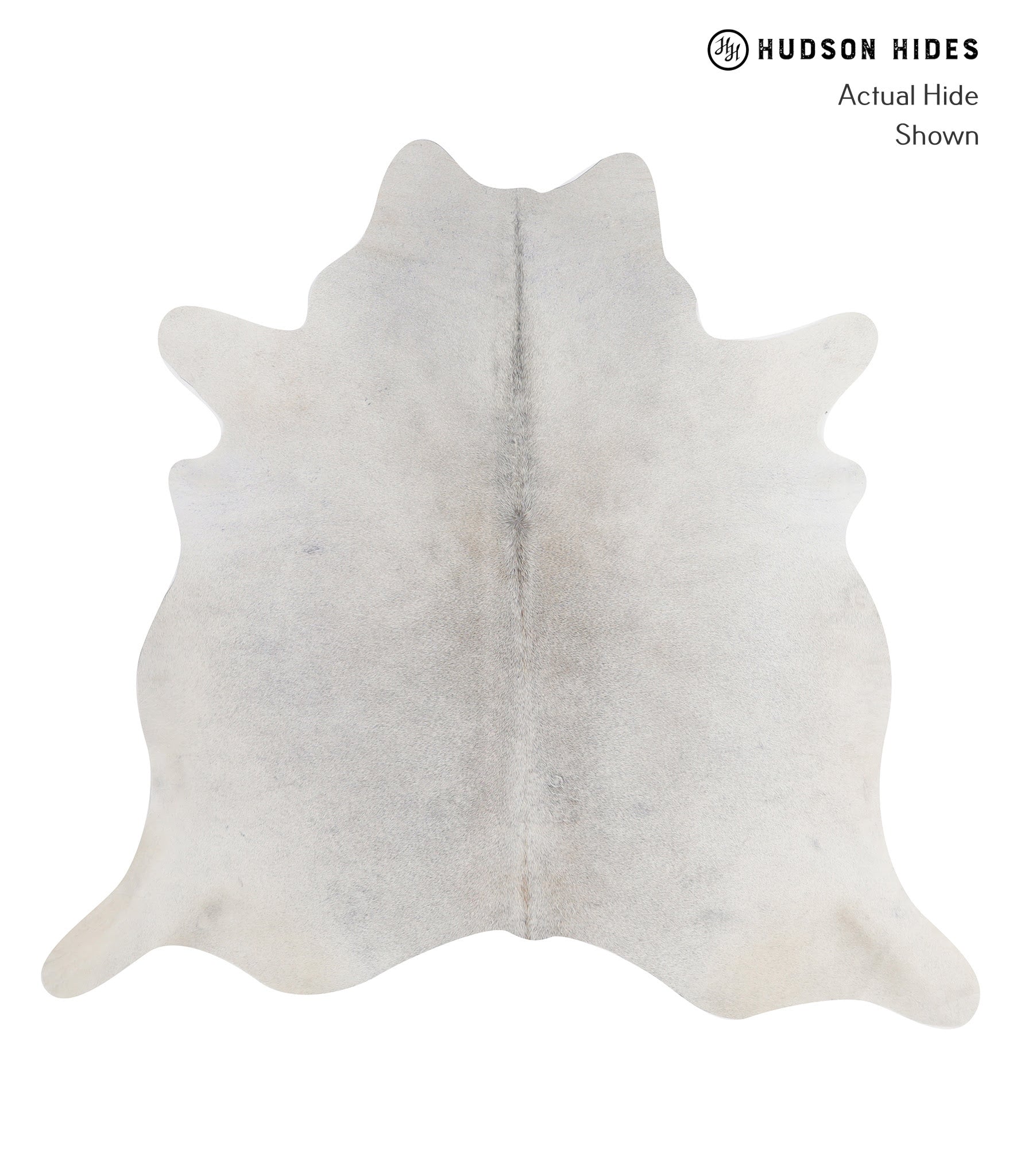 Medium Grey Cowhide Rug #A5710