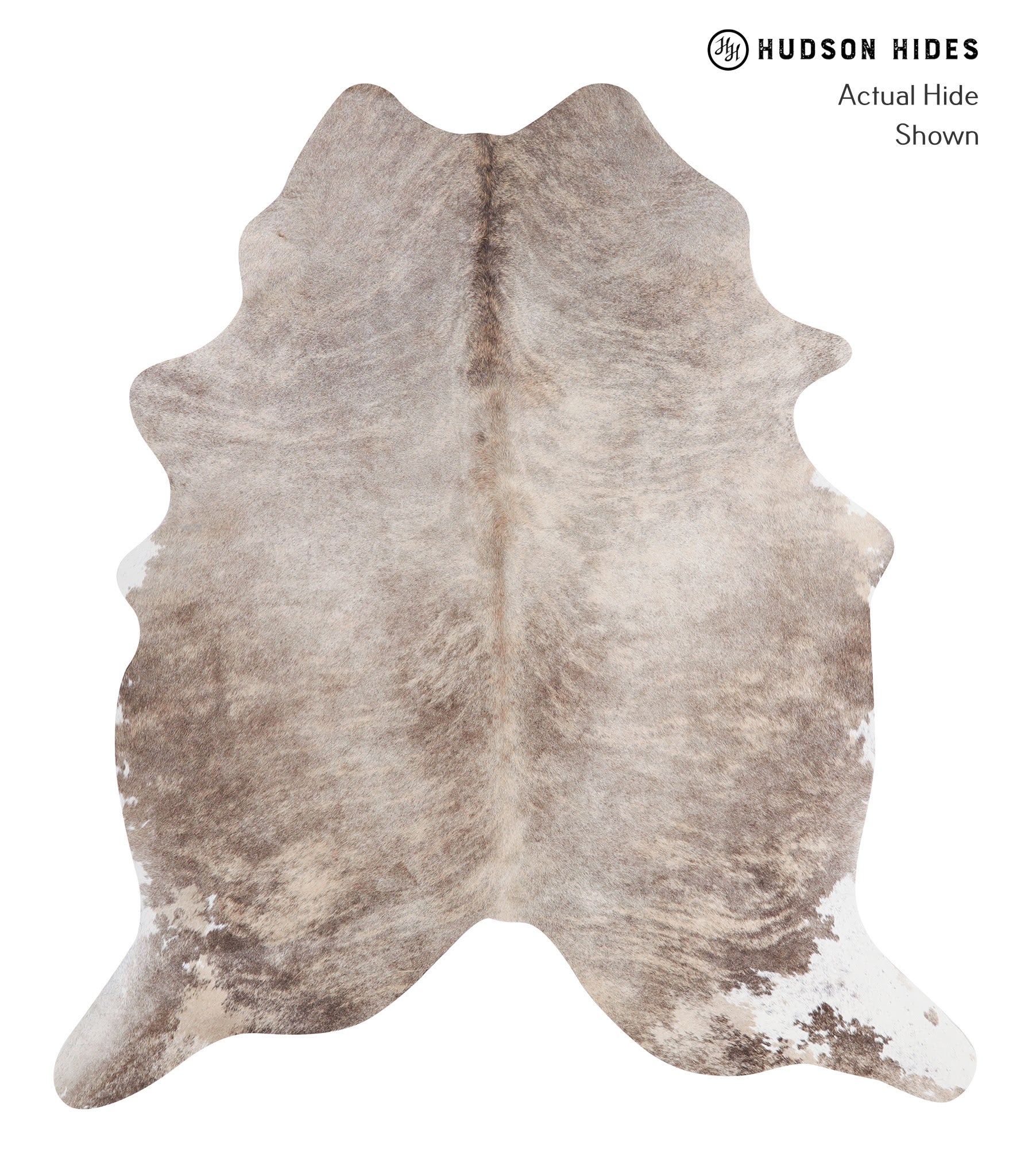 Grey Brindle Cowhide Rug #A6353