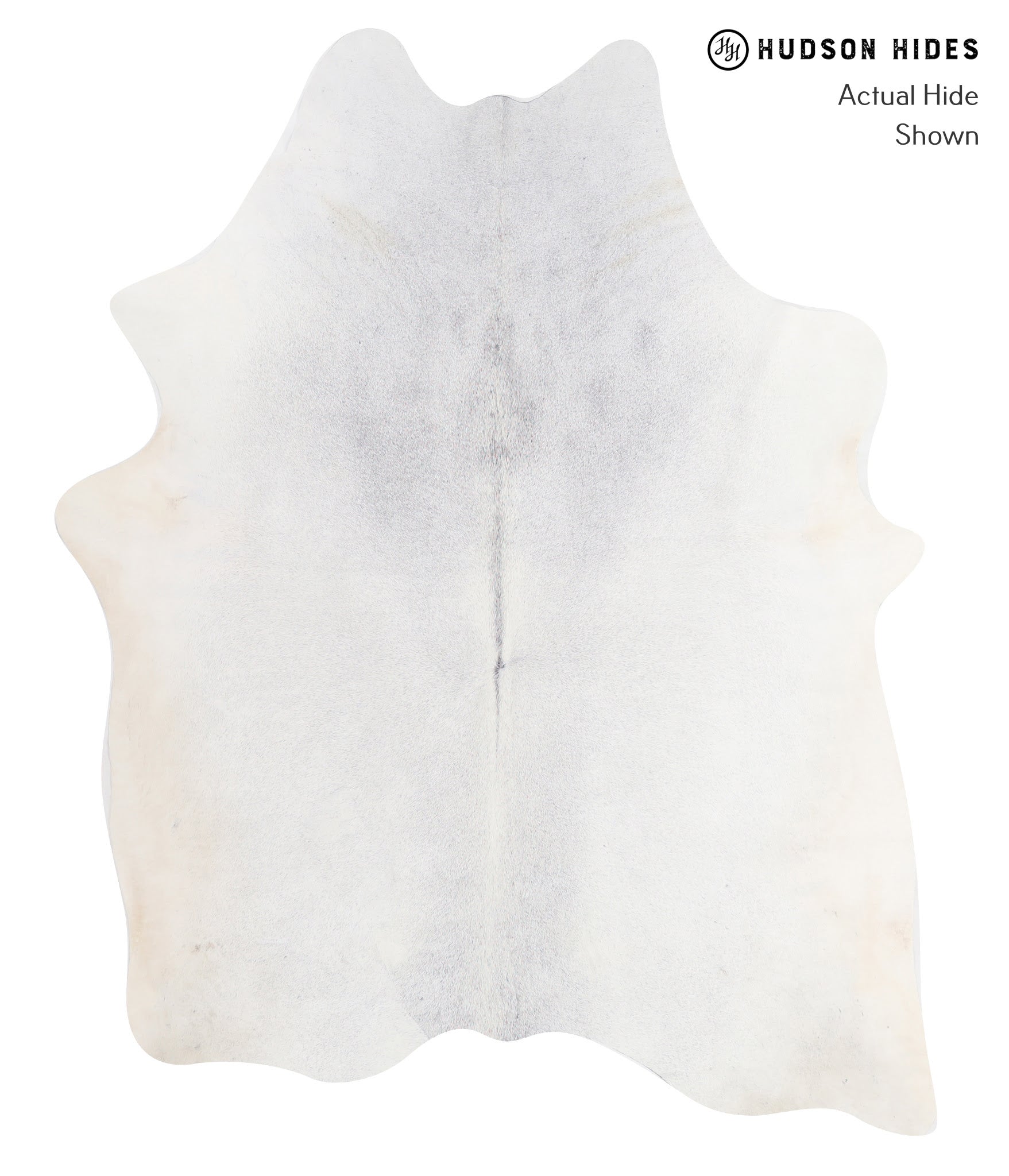 Light Grey Cowhide Rug #A6528