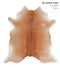 Solid Brown X-Large Brazilian Cowhide Rug 7'0